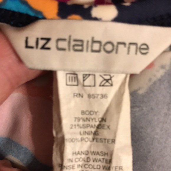 Liz Claiborne swim top 12 - Picture 5 of 6
